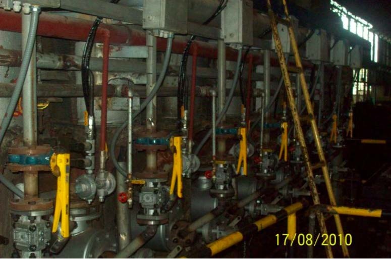 NATURAL GAS SYSTEM OF A FURNACE PRODUCTIONMETALDOM